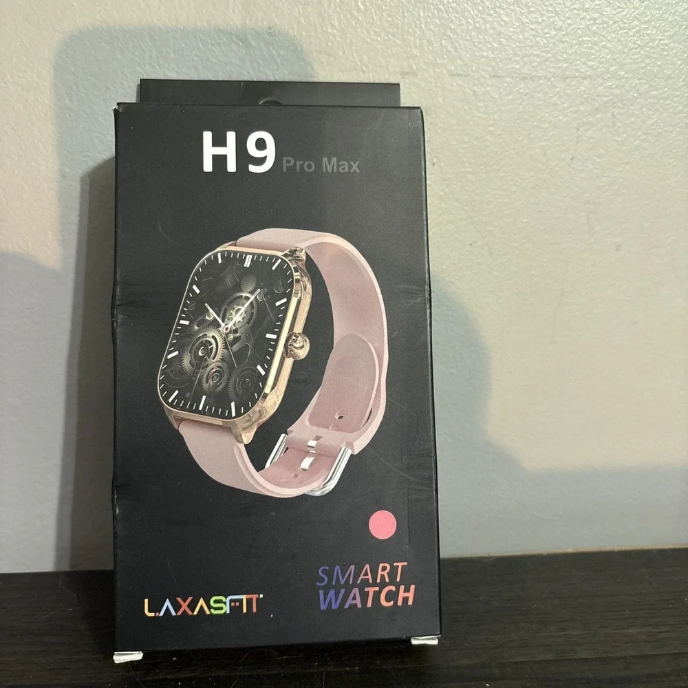 Smart Watch H9 Pro MAX 2.01-inch HD Display Bluetooth Call Message Alert Pink